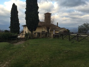 La pieve di S. Andrea, a Barbiana