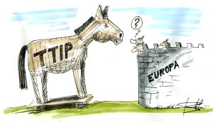 Il TTIP presentato come Cavallo di Troia per espugnare la Cittadella UE