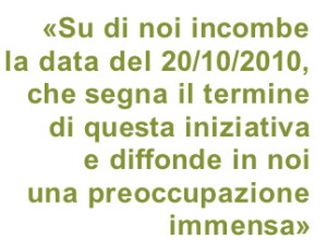 lettera aperta dei laureati calabresi durante il periodo di godimento del “superstage” 2008-2010