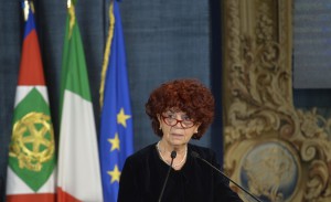 La ministra dell'Istruzione Valeria Fedeli