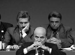 Massimo D'Alema, Pierluigi Bersani e Achille Occhetto