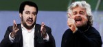 Beppe Grillo e Matteo Salvini