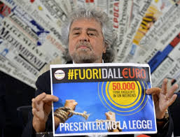 Grillo contro l'euro 2